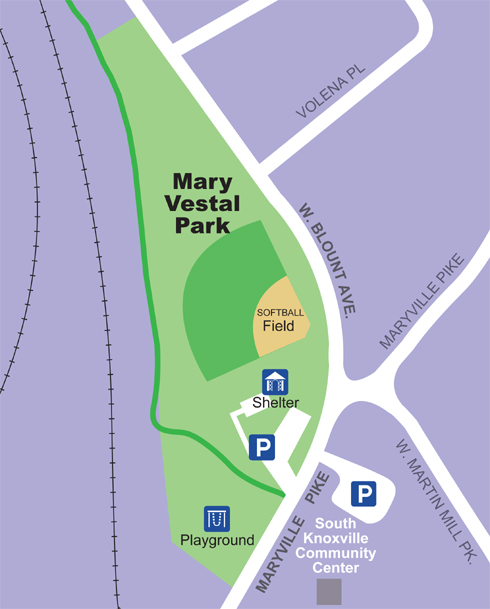 Mary Vestal Park Map